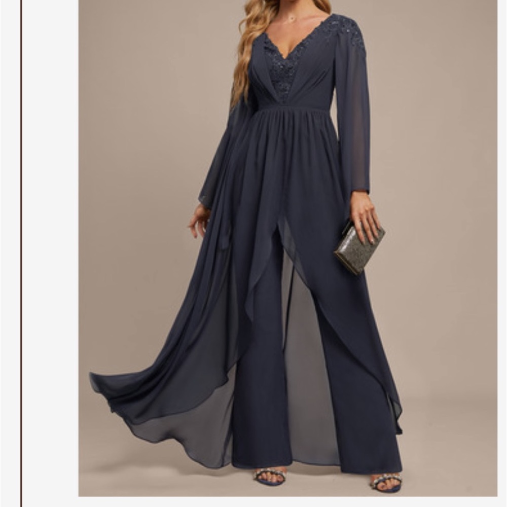 Navy formal jumpsuit